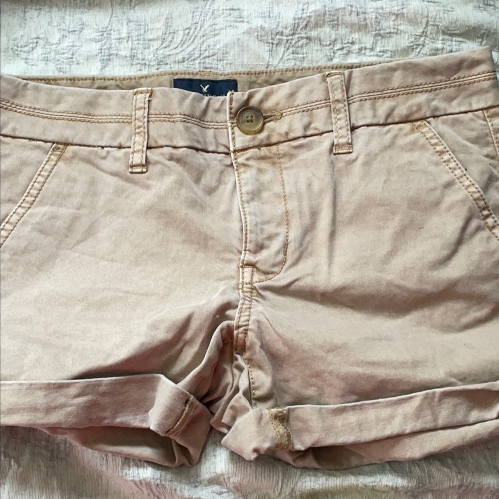 American Eagle Khaki Shorts